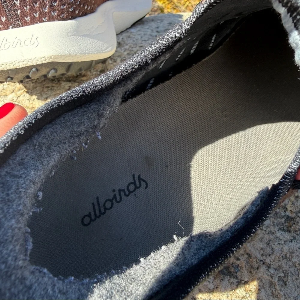 Allbirds Men's Tree Dasher 2 Motivation Size 9 Natural Black/Flash Blue/Blizz